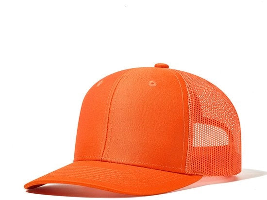 Cappello da Baseball per Uomo - Cappello da Baseball per Uomo Respirante - Cappello da Baseball per Uomo e Donna - Arancione e Arancione Reticolo