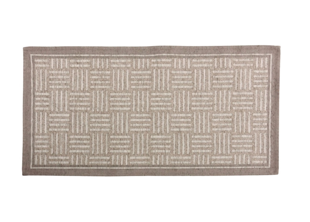 Tappeto Passatoia Cucina Corsia Retro Antiscivolo Disegni New Varie Fantasie By Suardi - 55x140 - Dekor Beige