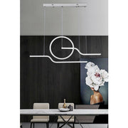 Trade Shop - Lampadario Led 32watt Lampada Stile Contemporaneo Moderno Luce 6500k 4000k A44-b - -bianco Naturale      -