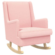 Sedia a dondolo Rosa 62 x 80 x 85 cm Bouclé