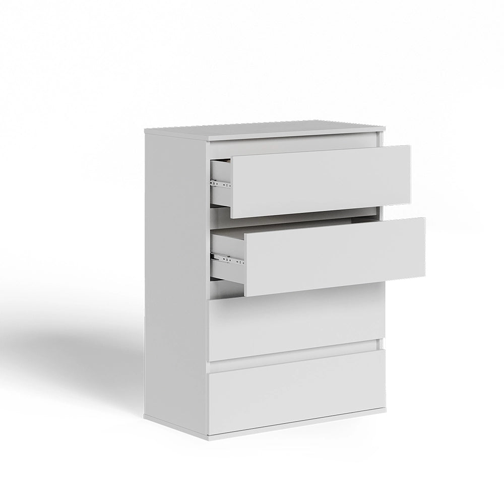 Vicco Cassettiera Bianco 74 x 99.6 cm con 4 cassetti