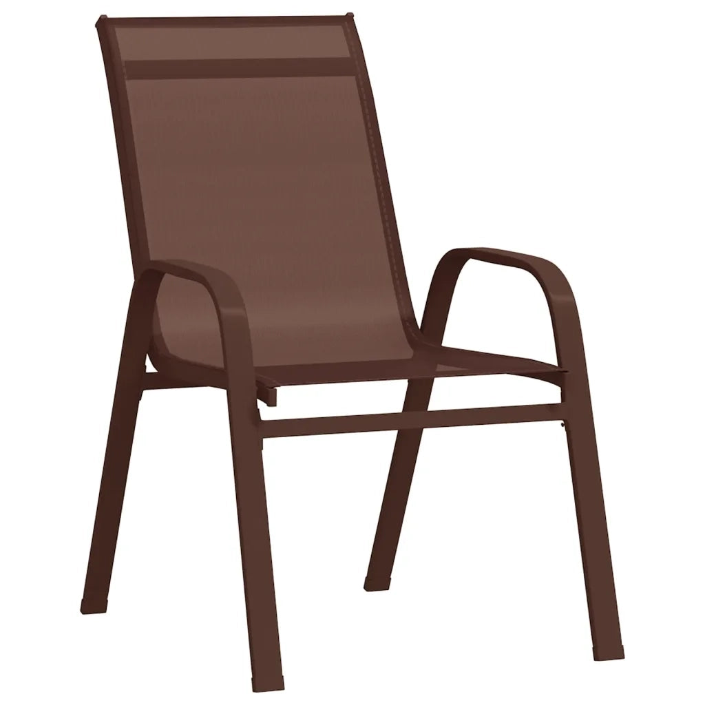 Set da Pranzo da Giardino 5 pz Marrone e Nero cod mxl 36899