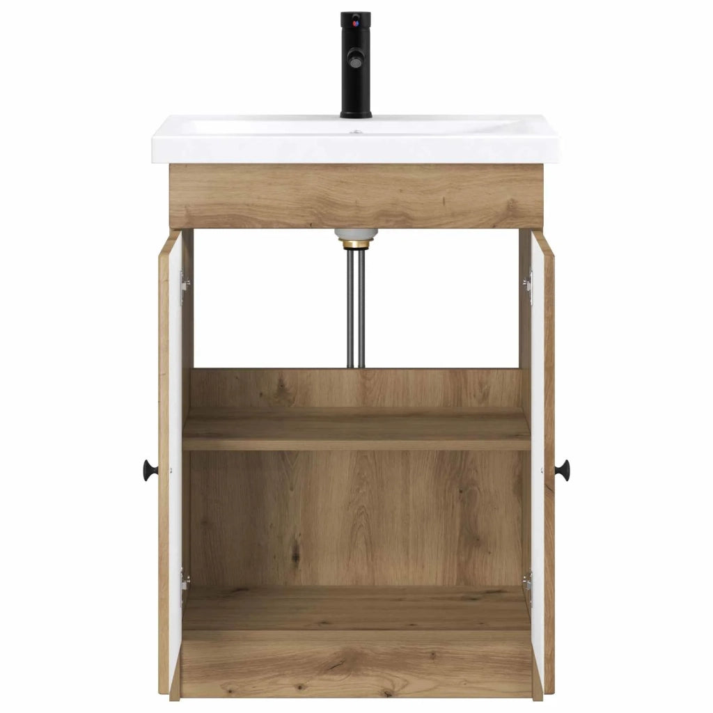 Set di mobili per il bagno Rovere Artigianale 3404183
