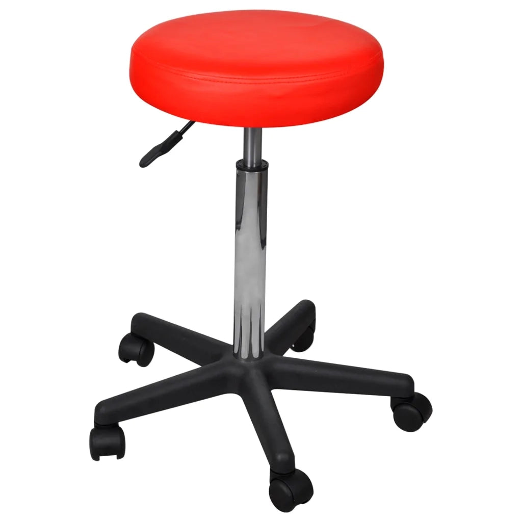 Sgabelli da Ufficio | Sedia da Gaming 2 pz Rossi 35,5x84 cm in Similpelle