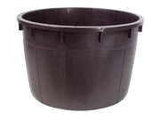 MASTELLONI TONDI SENZA MANICI NERI  lt.350 ø cm.90x73h.    ICS