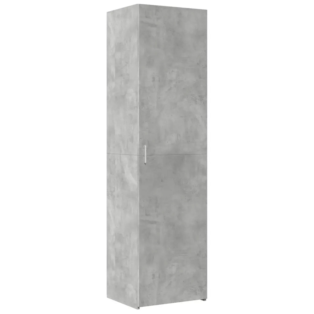 Credenza-Buffet-Armadio da cucina Grigio Cemento 50x42,5x185 cm in Legno Multistrato 616197