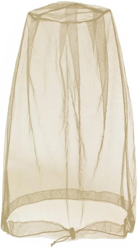 Net di protezione da zanzare bifacciale, maschera antizanzare per campeggio, escursioni in giungla, arrampicata - giallo - 44*50CM