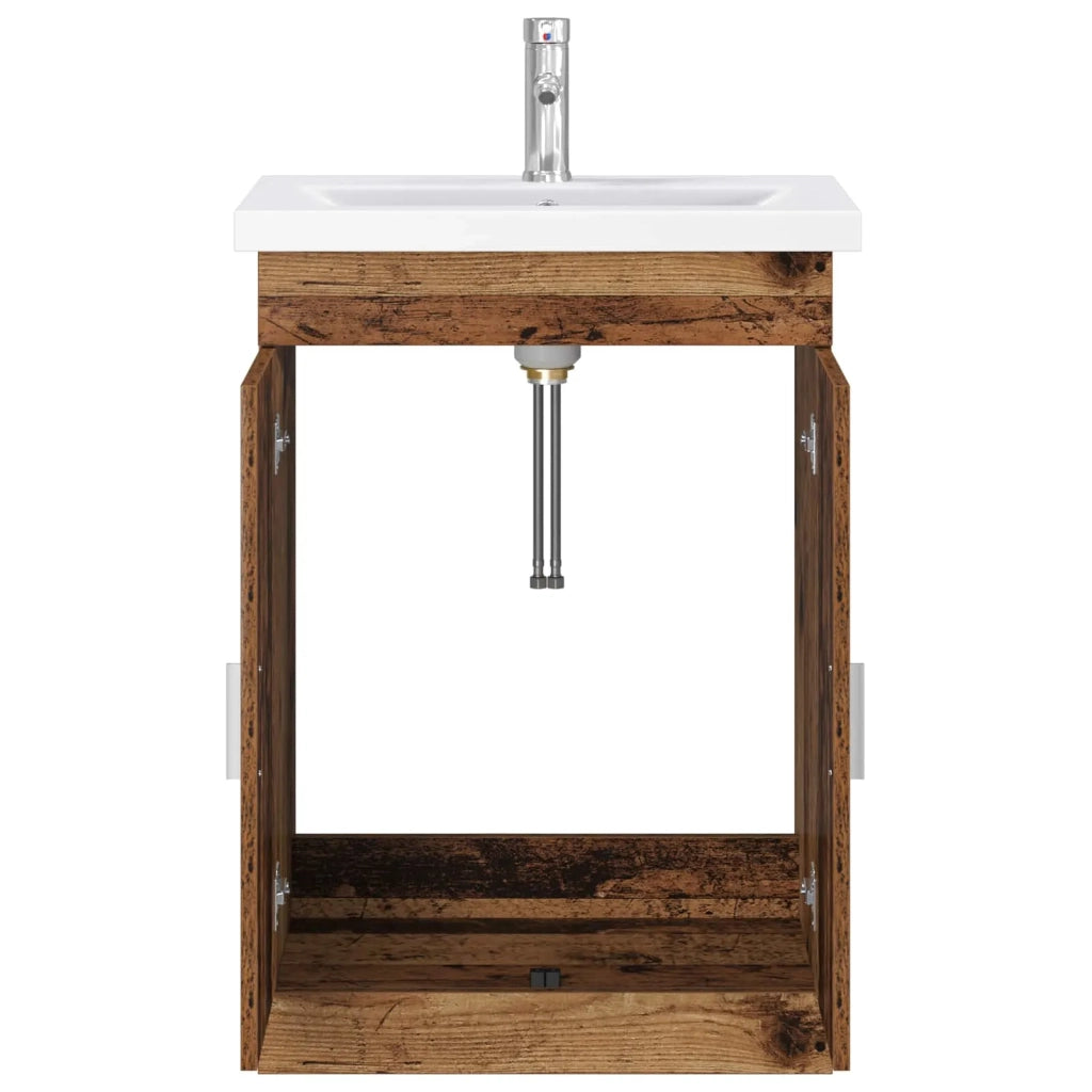 Set di mobili per il bagno Legno antico 61 x 40 x 84,5 cm 3404356