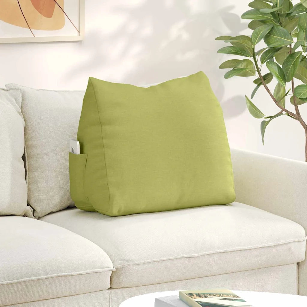 Cuscino per Schiena | Cuscino dorsale Verde chiaro 60 x 20 x 50 cm Tessuto