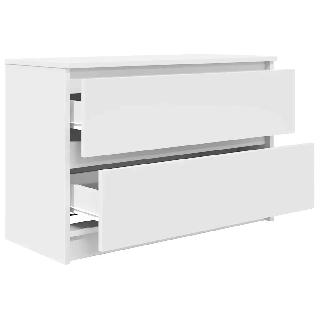 Mobile Porta TV Bianco 80x35x54 cm in Legno Multistrato