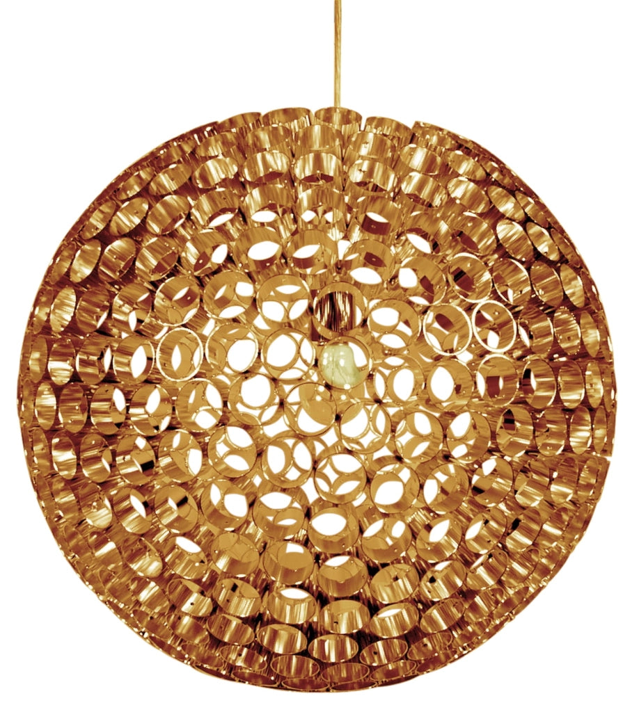 Lampada a sospensione Candellux Abros rame Ø50 E27 alluminio