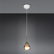 LAMPADARIO E14 ALDEA 12CM BIANCO/CROMO