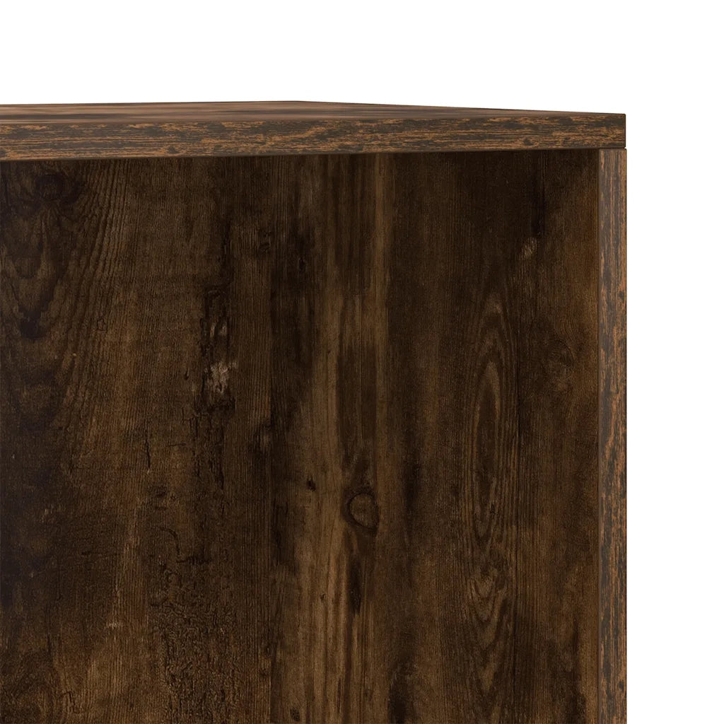 Libreria/Credenza Rovere Fumo 66x30x130 cm in Legno Multistrato cod mxl 20645