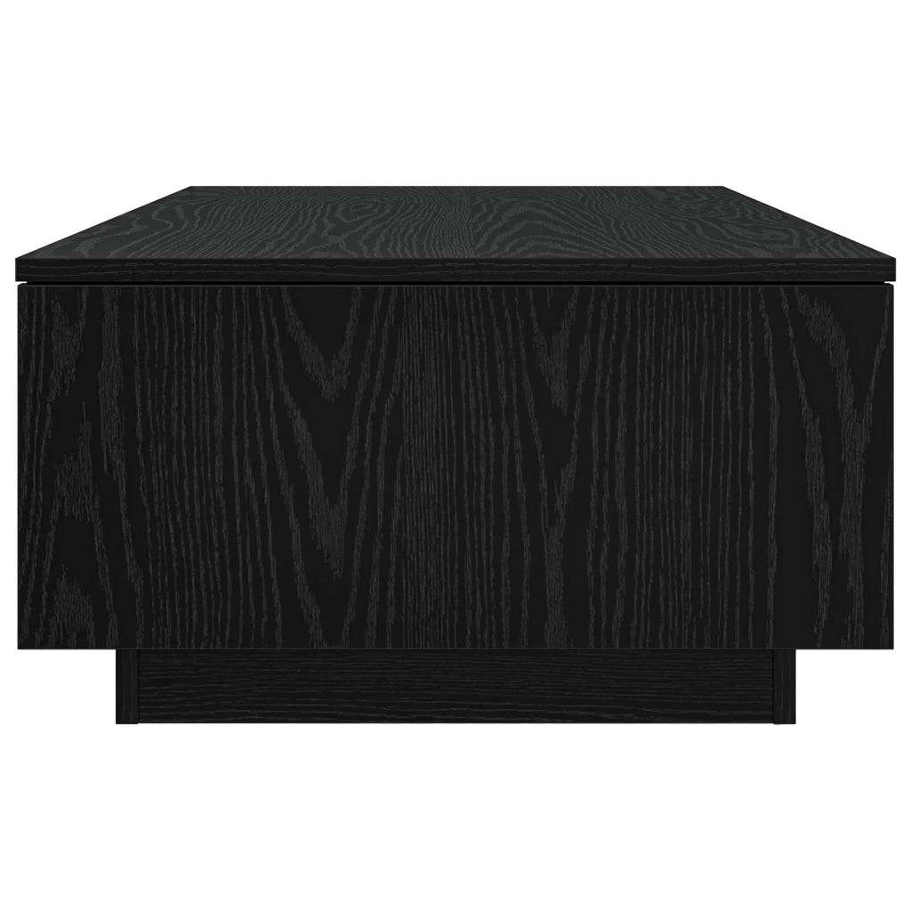 Tavolino da salotto con cassetto Rovere Nero 95 x 55 x 31 cm