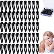 Pacchetto con 50 clip per capelli neri per donne, ragazze e uomini. Questi clip per capelli di alta qualità e robusti assicurano una presa perfetta. Clip per capelli (5 cm)