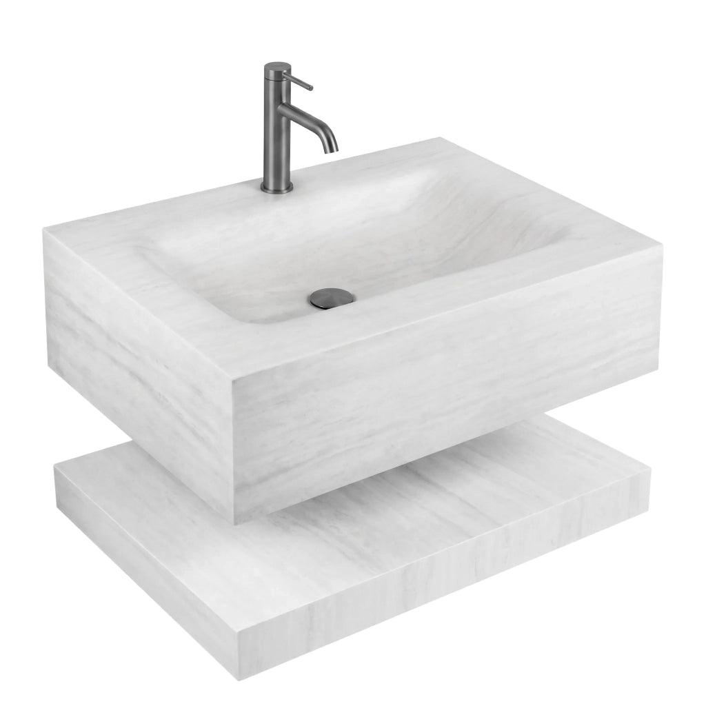 Lavabo Sospeso Con Mensola Rea Apollo Muralto Roma 70