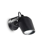 Lampada Da Parete Elio Ap1 Nero Ideal-Lux