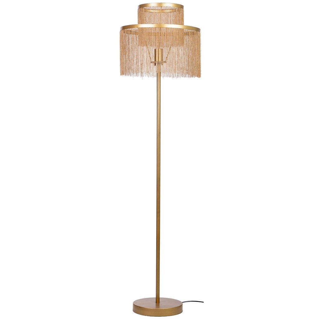 Lampada da terra in metallo 39,5x39,5x130/151,5h cm