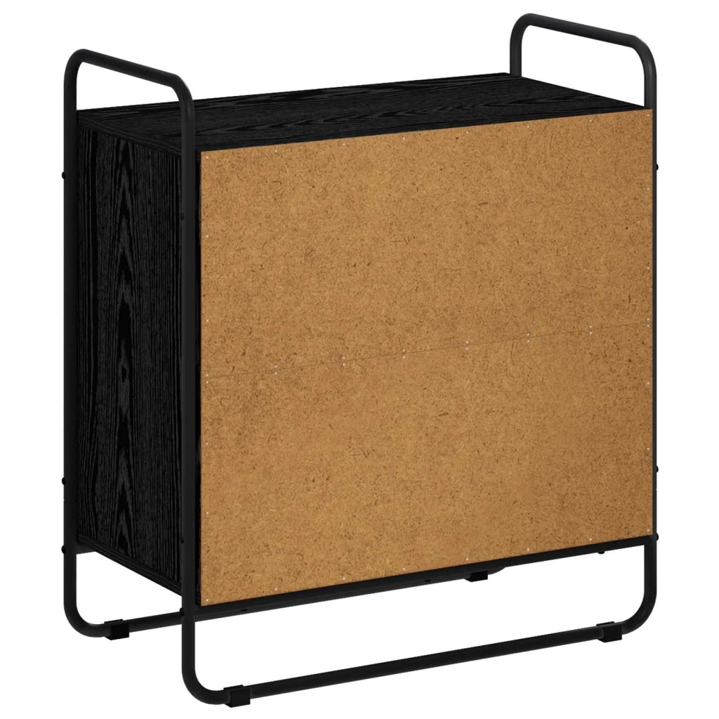 Credenza Rovere Nero 68 x 35 x 75 cm Legno ingegnerizzato 8007966