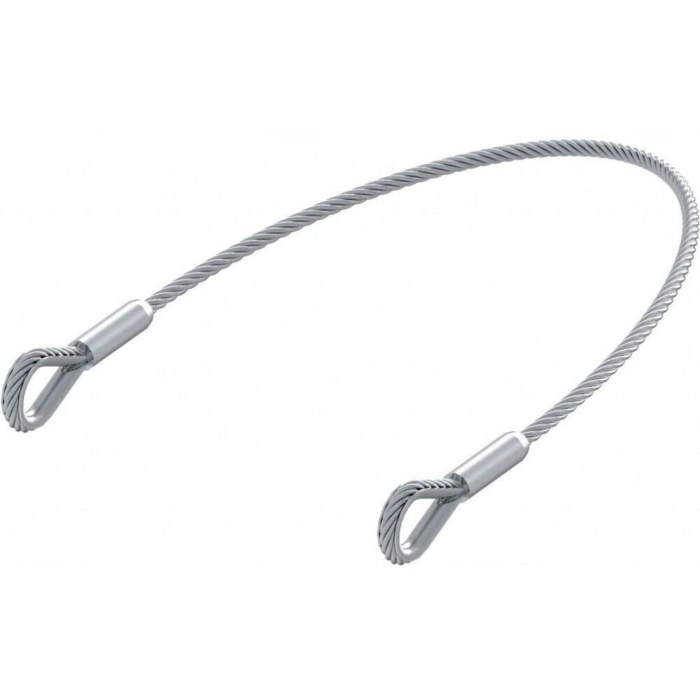 CAVO CORDINO DI SICUREZZA PER CANCELLI A BATTENTE 515 MM ACCIAIO INOX ANTICADUTA