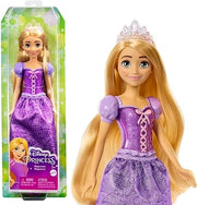 Disney Princess - Rapunzel bambola vestita alla moda con capi e accessori scintillanti ispirati al film, giocattolo per