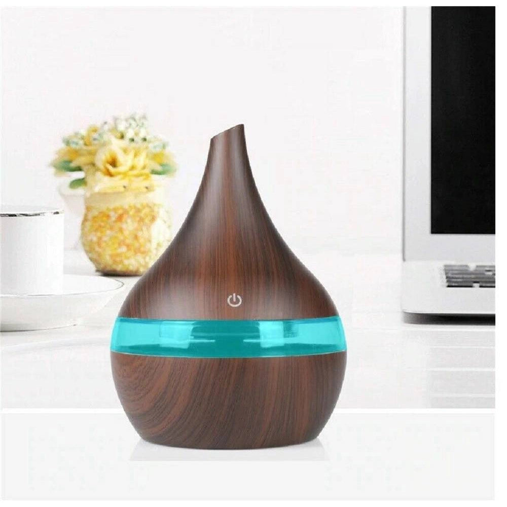 Trade Shop - Aromaterapia 7 Led Umidificatore Ultrasuoni Usb Depuratore Diffusore Aromi Yx041 -