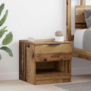 Armadietto per letto 2 pcs Legno vecchio 40 x 39 x 40cm