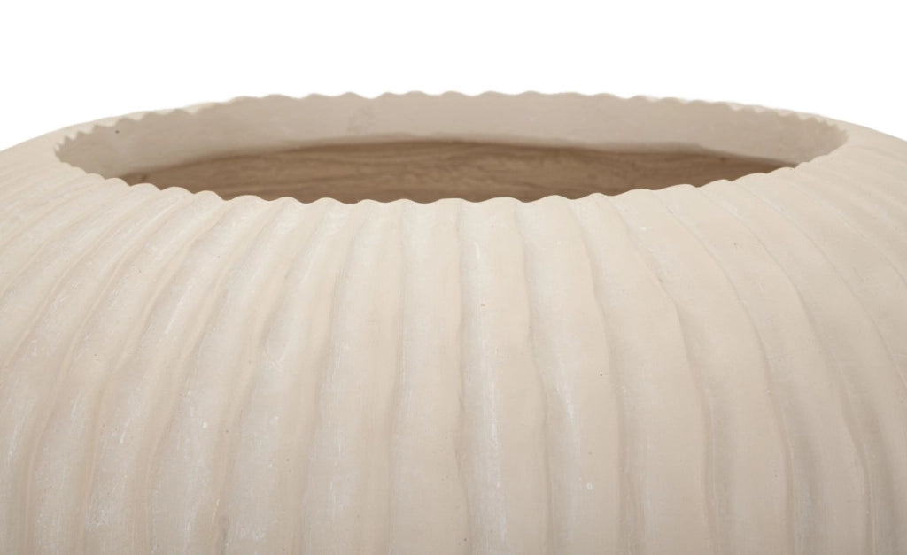 Vaso Mist Ø35x18 cm in Mgo Crema