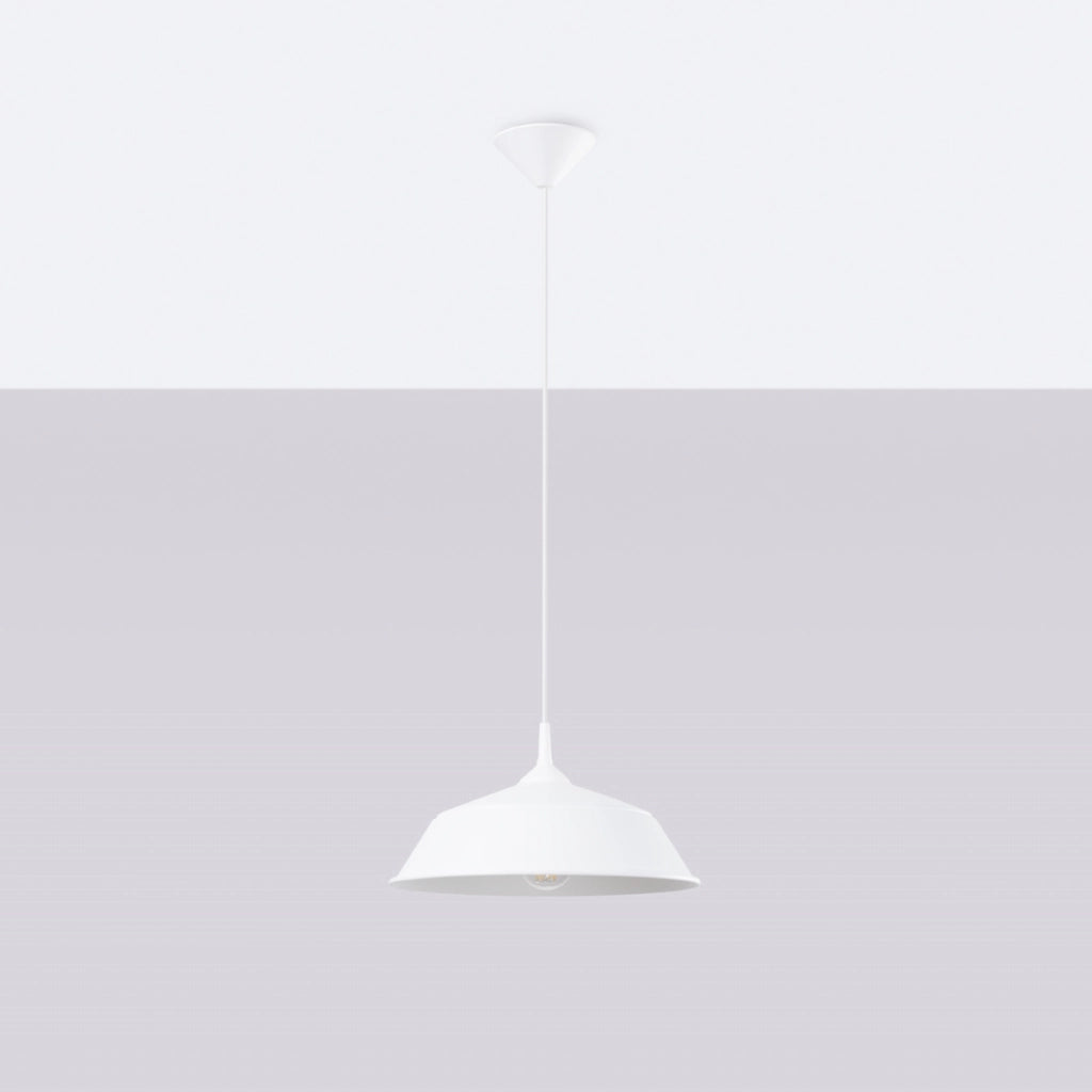 Lampada a sospensione FRIKA bianco