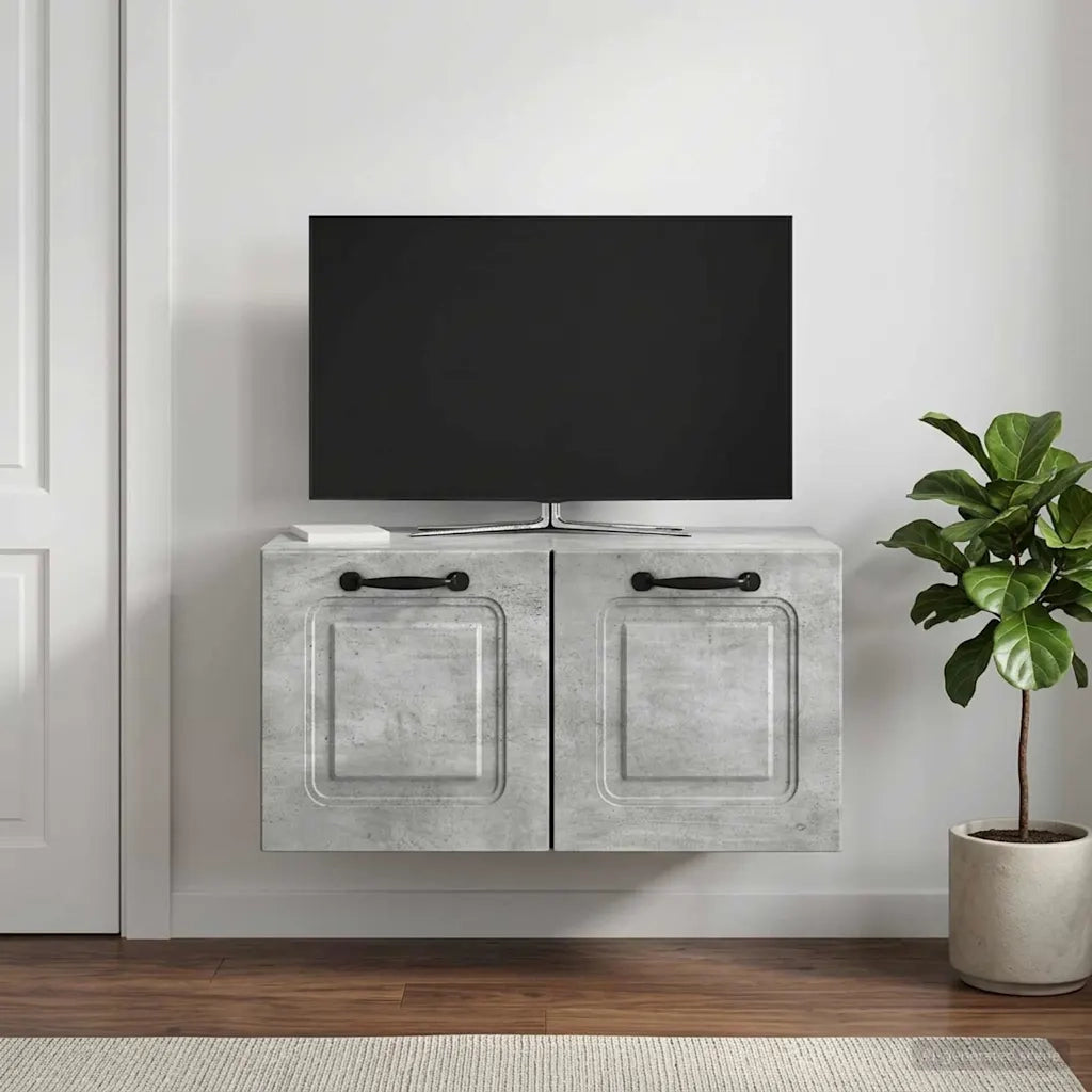 Mobile Porta TV da Muro Grigio Cemento 59,5 x 31 x 30 cm 899388