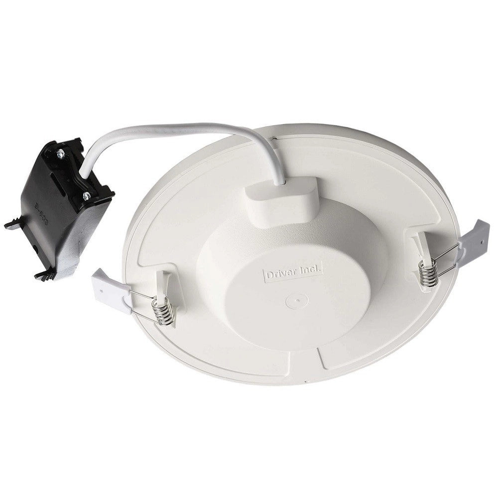 Trade Shop - Plafoniera Tonda Moderna Incasso 18 Cm Faretto Pannello Led 12 W Luce Calda 230v -