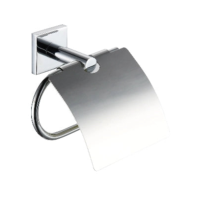 PORTA ROTOLO CARTA CHIUSO LINEA GIONA- Cromo - Fiss. con viti- DHIMP- pezzi 1