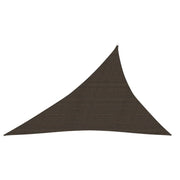 Vela ombreggiante 160 g/m² marrone 3 x 4 x 5 m HDPE 02_0009158