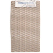 Trade Shop - Tappeto Per Doccia Tappetino Vasca Da Bagno Rettangolare 37 X 72 Cm Beige 54088 -