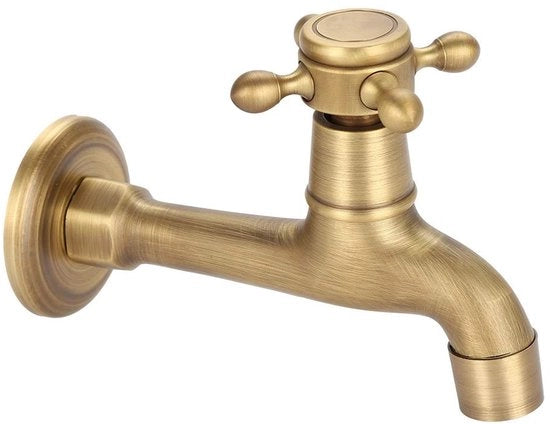 Montaggio a muro per vasca da bagno in acciaio inossidabile a forma di cono con guarnizione G1/2, lungo, per esterno