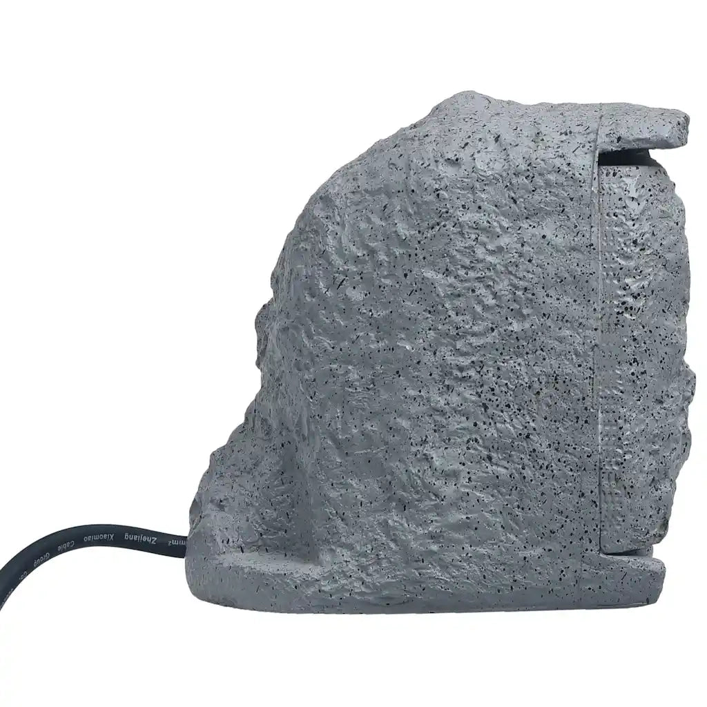 Presa da Esterno 4 Spine Resistente all'Acqua Poliresina Grigia 48541