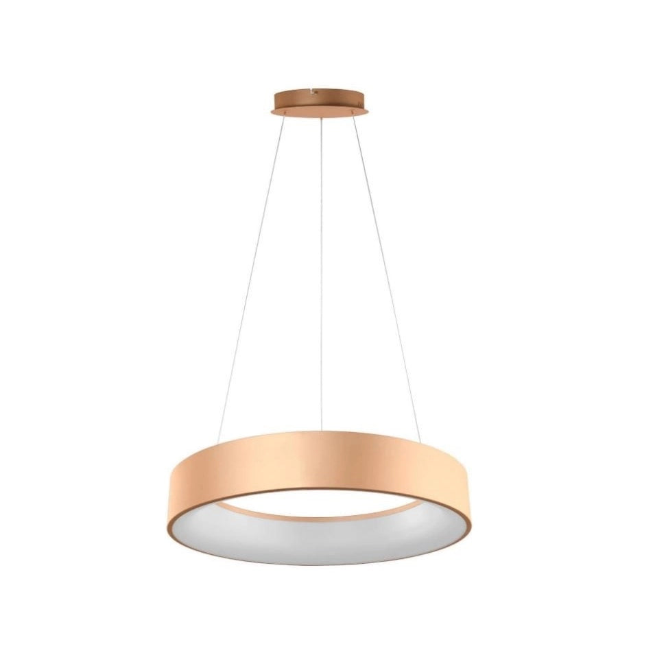 LAMPADARIO LED NOAH 60W 3-4-6500K D.60XH150CM OR.
