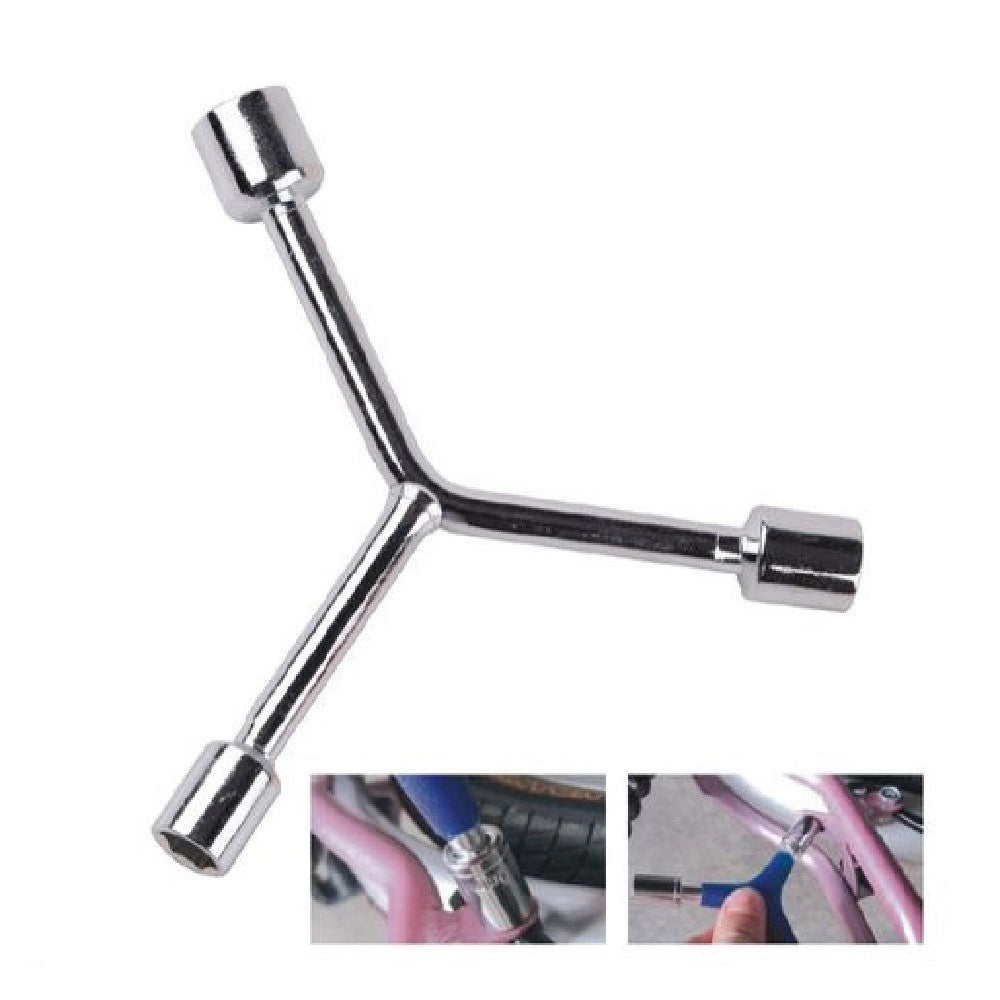 Trade Shop - Chiave Poligonale Grande A Y Bussole Esagonali 14-17-19 Mm Bici Ferramenta 91600 -