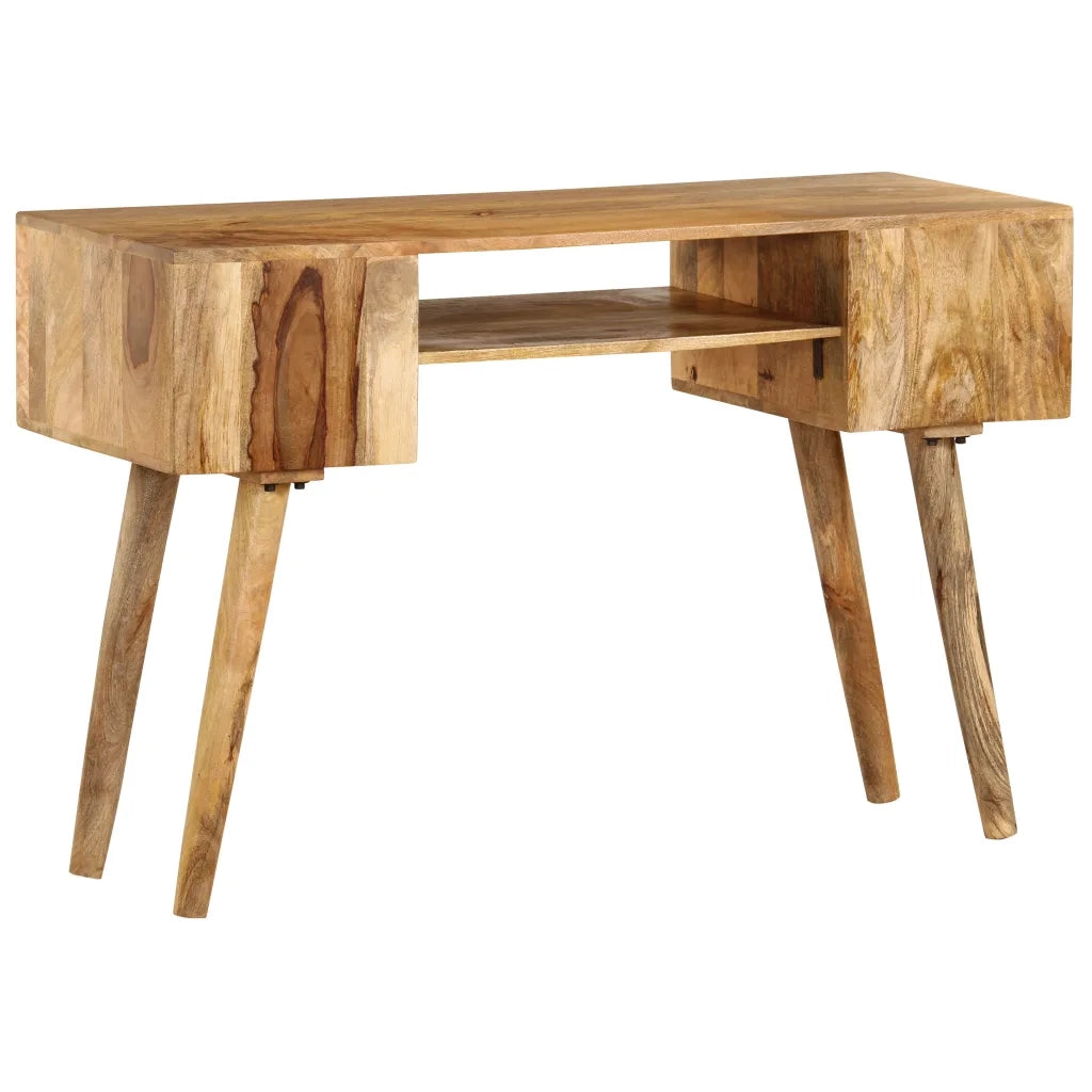 Scrivania in Legno Massello di Mango 115x47x76 cm 246791