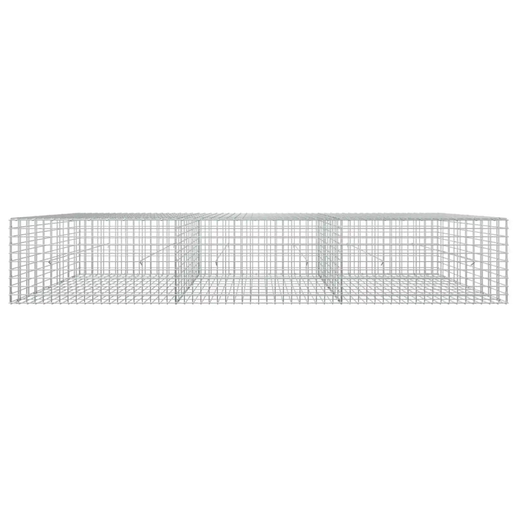 Gabione con filo da 5 mm e rete da 5x5 cm 300x50x50 cm 3464232