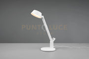 AVA LAMPADA DA STUDIO LED 5,2W 600lm, 3000+4000+6500K BIANCA CON 4 PRESE USB E TOUCH DIMMER H. 40,4CM
