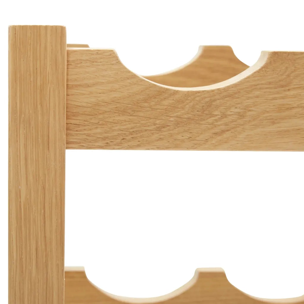 Cantinetta per 6 Bottiglie 37x21x21 cm Legno Massello di Rovere cod mxl 48186