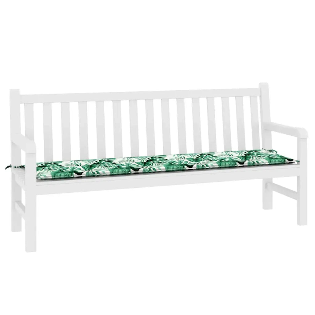 Cuscino per sedie | Cuscino per Panchina Foglia Motivo a foglia 150 x 50 x 3 cm