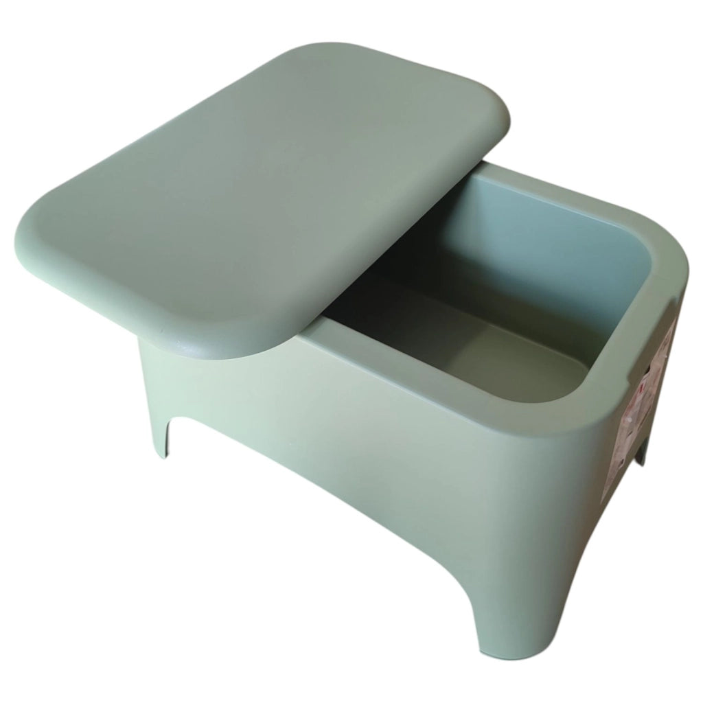 TAVOLINO CONTENITORE IN PLASTICA PETRA VERDE