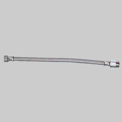 FLESSIBILE INOX MF 3/8 X 3/8 PROLUNGATO  cm 35     MADE IN ITALY