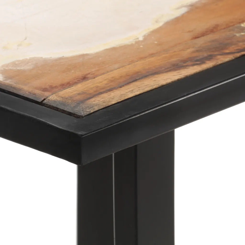 Tavolo da Pranzo 140 cm in Legno Massello di Recupero 320692