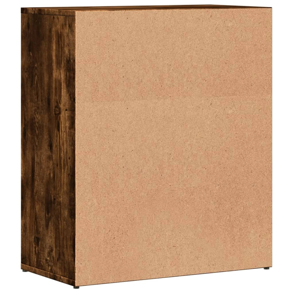 Buffet credenza cassettiera armadio mobile contenitore organizer per cucina soggiorno salotti set da 2 60 x 31 x 70 cm legno ingegnerizzato marrone 02_0036739