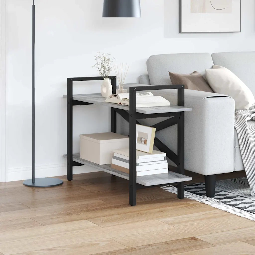 Libreria Grigio Sonoma 100 x 33,5 x 64 cm Legno multistrato 883955