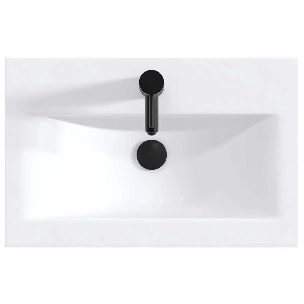 Set di mobili per il bagno Nero 78,5 x 37,5 x 81 cm 3404195
