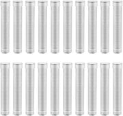 Reageerbuisetti 20 pezzi - Transparenti - PP - Altezza 9,5 cm - Diametro 1,5 cm - Capacità 10 ml - Bucature laboratorio